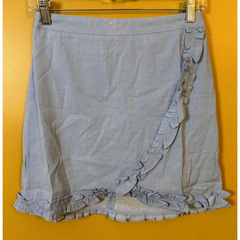 Revolve Lost + Wander‎ Blue Mini Skirt Size XS NWT